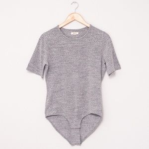 Madewell - Grey Bodysuit with Full Bottom